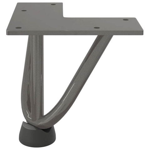 NOGI DO STOLIKA KAWOWEGO Z SZPILKAMI 4 SZT. 10CM SOLIDNA STAL