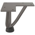 NOGI DO STOLIKA KAWOWEGO Z SZPILKAMI 4 SZT. 10CM SOLIDNA STAL