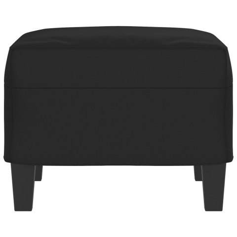 PODNÓŻEK CZARNY 60X50X41CM TAPICEROWANY MIKROFIBRĄ