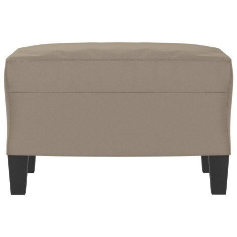 PODNÓŻEK KOLOR TAUPE 60X50X41CM TAPICEROWANY MIKROFIBRĄ