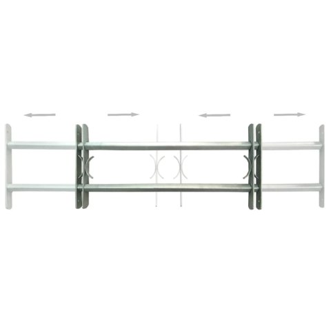 KRATY BEZPIECZEŃSTWA NA OKNO Z REGULACJĄ 2 SZT. 1000-1500MM