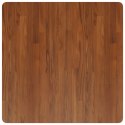 KWADRATOWY BLAT DO STOLIKA CIEMNOBRĄZOWY 80X80X2,5CM DĘBOWY