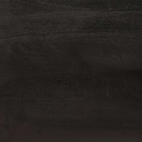 BUFET 2 SZT. CZARNY I ZŁOTO 60X33X75CM LITE DREWNO MANGO