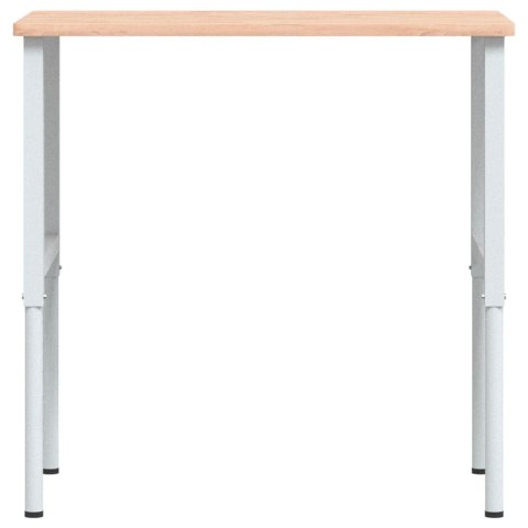 STOLIK ROBOCZY 100X60X(71,5-98)CM PROSTOKĄTNY DREWNO BUKOWE