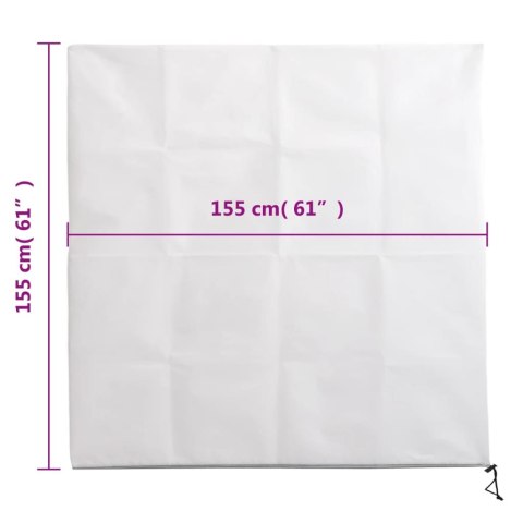 KAPTUR OCHRONNY NA ROŚLINY OCHRONA PRZED MROZEM 2 SZT. 70G/M² 1,55X1,55M