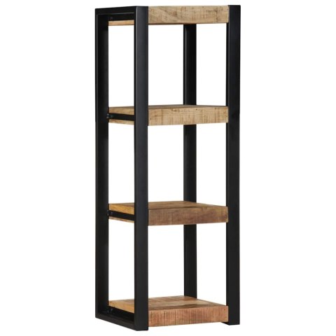 PÓŁKA ŚCIENNA 35X35X100CM LITE DREWNO SUROWE MANGO