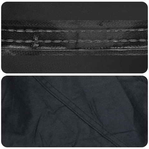 POKROWIEC NA MEBLE OGRODOWE CZARNY 180X150X85CM 600D