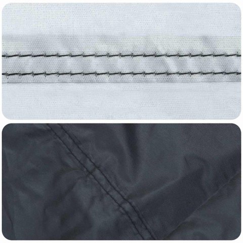 POKROWIEC NA MEBLE OGRODOWE CZARNY 180X70X90CM 210D