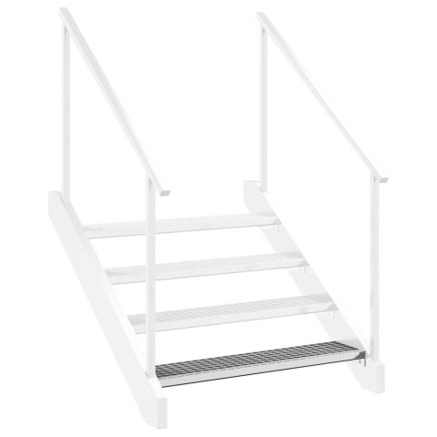STOPIEŃ Z KRATY 100X24X7CM STAL GALWANIZOWANA