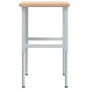 VidaXL Stolik roboczy, 100x60x(73-99,5) cm, drewno dębowe, prostokątny