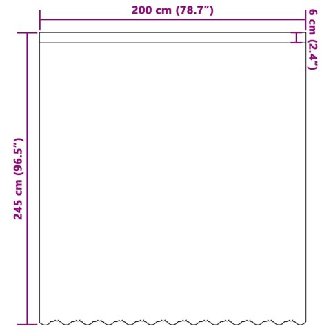 FIRANKA KORONKOWA Z ZASŁONAMI KWIATOWY BIAŁY 200X 245CM POLIESTER