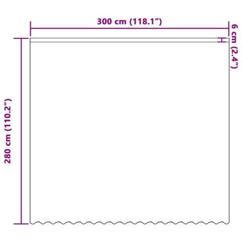 FIRANKA KORONKOWA Z ZASŁONAMI KWIATOWY BIAŁY 300X 280CM POLIESTER