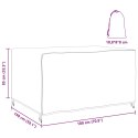 POKROWIEC NA MEBLE OGRODOWE CZARNY 180X150X85CM 420D