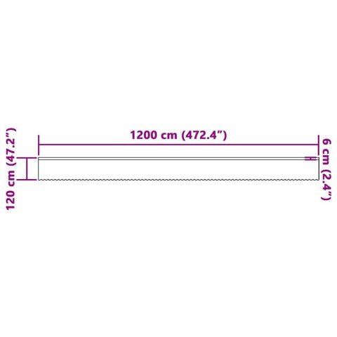 FIRANKA KORONKOWA Z ZASŁONAMI KWIATOWY BIAŁY 1200X 120CM POLIESTER