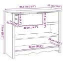 STOLIK KONSOLOWY "DRAMMEN" 89,5X37X73CM Z LITEGO DREWNA SOSNOWEGO