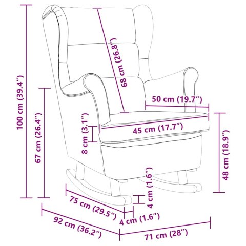 FOTEL BUJANY 71X 92X 100CM 100% POLIESTER SKLEJKA