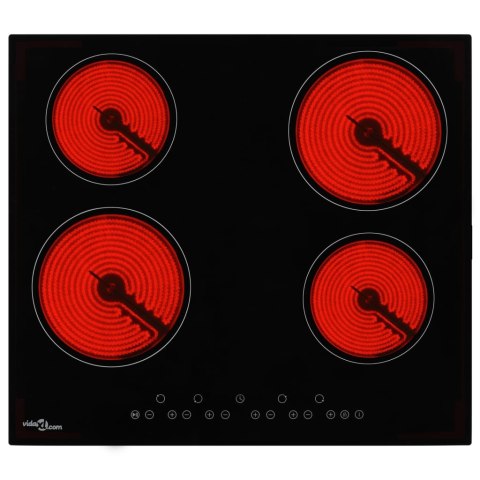 PŁYTA CERAMICZNA Z 4 PALNIKAMI DOTYKOWA 6000 W