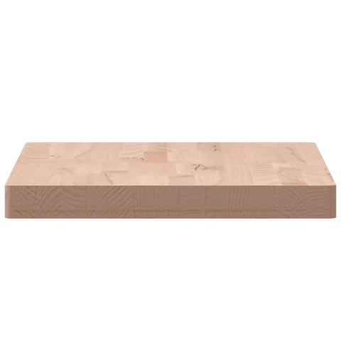 BLAT STOŁU 60X40X4CM PROSTOKĄTNY LITE DREWNO BUKOWE