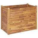PODWYŻSZONA DONICA OGRODOWA 110X60X84CM LITE DREWNO AKACJOWE