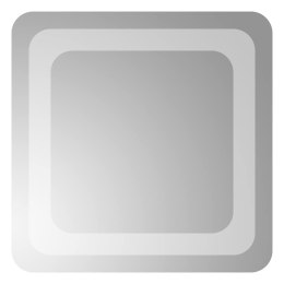 LUSTRO ŁAZIENKOWE Z LED, 30X30 CM