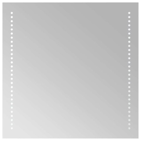 LUSTRO ŁAZIENKOWE Z LED 50X50CM