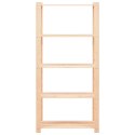 REGAŁY Z 5 PÓŁKAMI 10 SZT. 80X38X170CM SOSNA 250KG