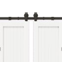 SYSTEM DO MONTAŻU DRZWI PRZESUWNYCH 400CM STAL CZARNY