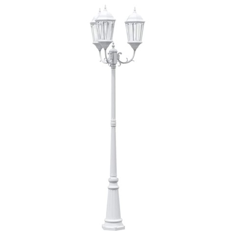 LAMPA OGRODOWA BIAŁY 235CM ALUMINIUM