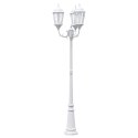 LAMPA OGRODOWA BIAŁY 235CM ALUMINIUM
