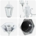 LAMPA OGRODOWA BIAŁY 235CM ALUMINIUM