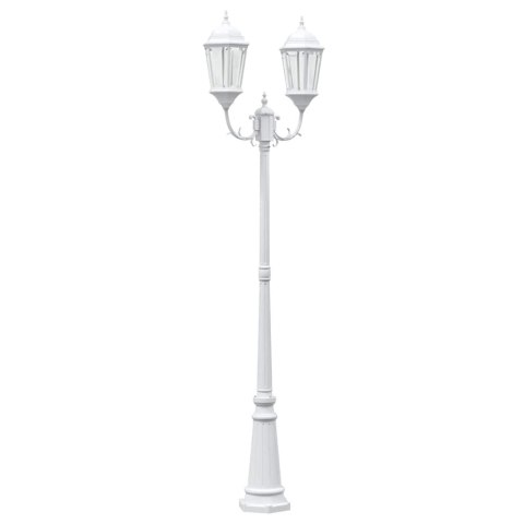 LAMPA OGRODOWA BIAŁY 235CM ALUMINIUM