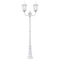 LAMPA OGRODOWA BIAŁY 235CM ALUMINIUM