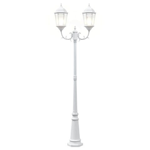 LAMPA OGRODOWA BIAŁY 235CM ALUMINIUM