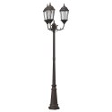 LAMPA OGRODOWA KOLOR BRONZU 235CM ALUMINIUM