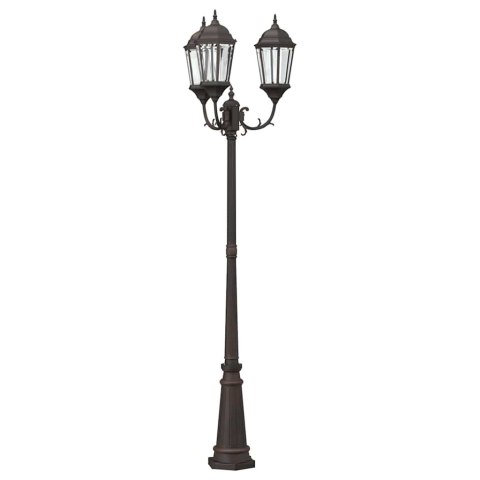 LAMPA OGRODOWA KOLOR BRONZU 235CM ALUMINIUM