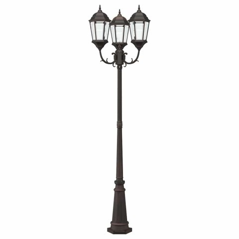 LAMPA OGRODOWA KOLOR BRONZU 235CM ALUMINIUM