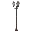 LAMPA OGRODOWA KOLOR BRONZU 235CM ALUMINIUM