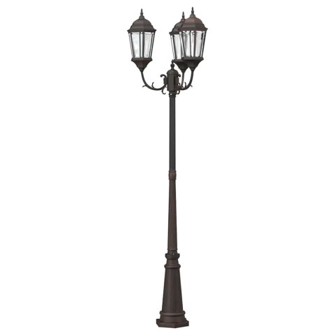 LAMPA OGRODOWA KOLOR BRONZU 235CM ALUMINIUM
