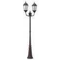 LAMPA OGRODOWA KOLOR BRONZU 235CM ALUMINIUM