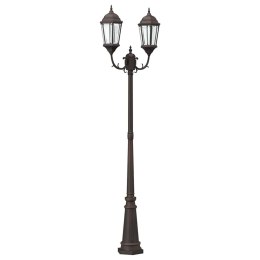 LAMPA OGRODOWA KOLOR BRONZU 235CM ALUMINIUM