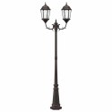 LAMPA OGRODOWA KOLOR BRONZU 235CM ALUMINIUM
