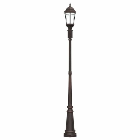 LAMPA OGRODOWA KOLOR BRONZU 235CM ALUMINIUM
