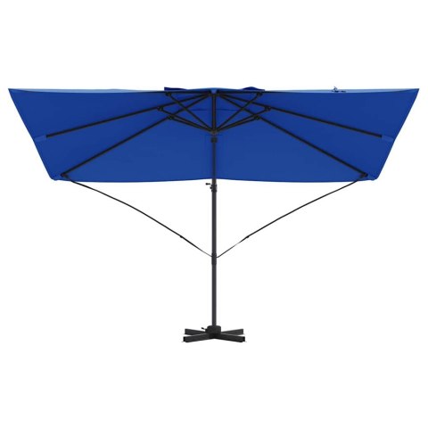 PARASOL ROMAŃSKI Z BOCZNYM MOCOWANIEM NIEBIESKI I CZARNY