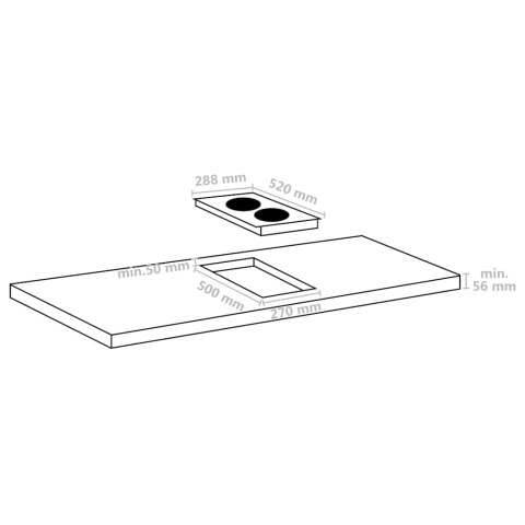 PŁYTA INDUKCYJNA FLEXIZONE Z 2 PALNIKAMI DOTYKOWA 3500 W