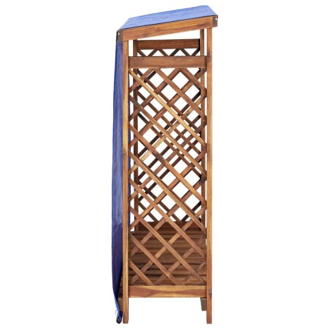 WIATA NA DREWNO OPAŁOWE 105X38X115CM LITE DREWNO AKACJOWE