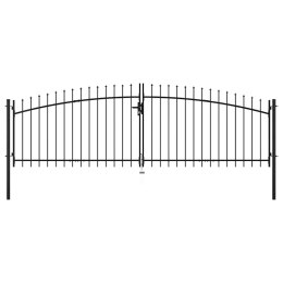 BRAMA DWUSKRZYDŁOWA Z GROTAMI 400X200CM