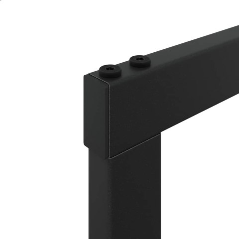 STOJAK NA DREWNO OPAŁOWE CZARNY 110X30X61CM STALOWY