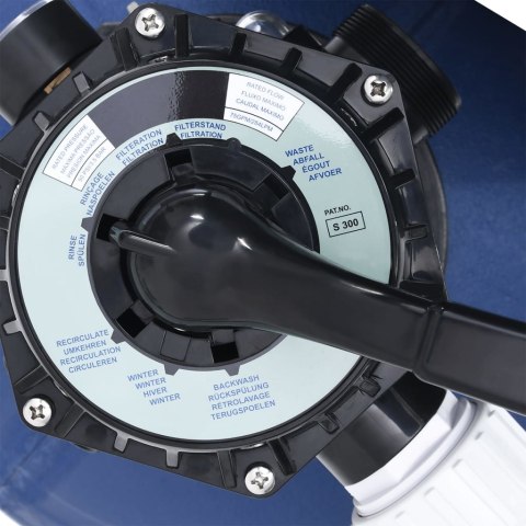 FILTR PIASKOWY Z ZAWOREM 7-DROŻNYM I POMPĄ 1000 W