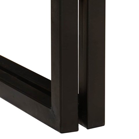 KOMODA SZAFKA Z SZUFLADĄ BRĄZOWY 66X33X70CM LITE DREWNO Z ODZYSKU