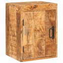 STOLIK NOCNY 2 PCS BRĄZOWY 35X33X48CM DREWNO Z MANGO